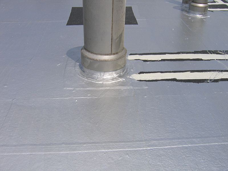 metal flat top roofing system