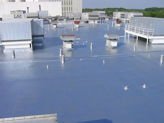 metal flat top roofing system